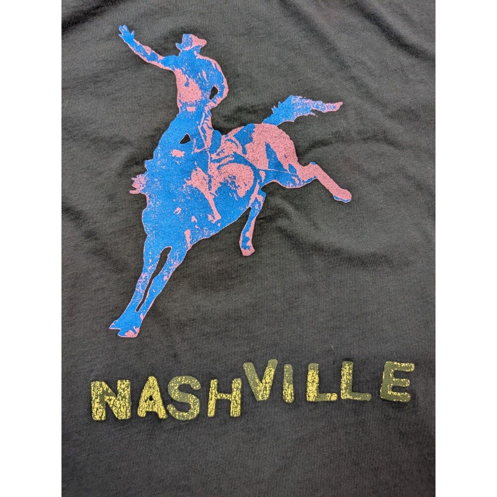 Imogene And Willie Shirt Size Medium Black Nashville Graphic Western Tee - Picture 2 of 9
